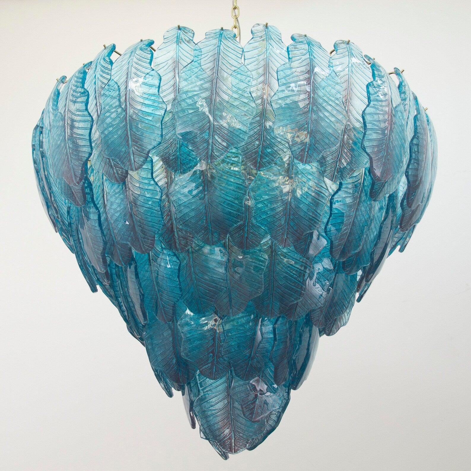 Murano Aqua Leaves Chandelier Ø105 - Bellavé Studio