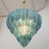 Murano Aqua Leaves Chandelier Ø105 - Bellavé Studio