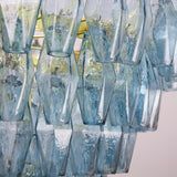 Murano Avio Poliedri Chandelier Ø75 - 143 Glasses - Bellavé Studio