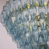 Murano Avio Poliedri Chandelier Ø75 - 143 Glasses - Bellavé Studio