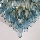 Murano Avio Poliedri Chandelier Ø75 - 143 Glasses - Bellavé Studio