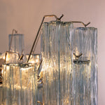 Murano Blue Tronchi Chandelier Ø70 - 56 Tubes - Bellavé Studio