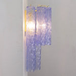 Murano Blue Tronchi Wall Sconce - Bellavé Studio
