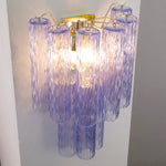 Murano Blue Tronchi Wall Sconce - Bellavé Studio