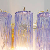 Murano Blue Tronchi Wall Sconce - Bellavé Studio
