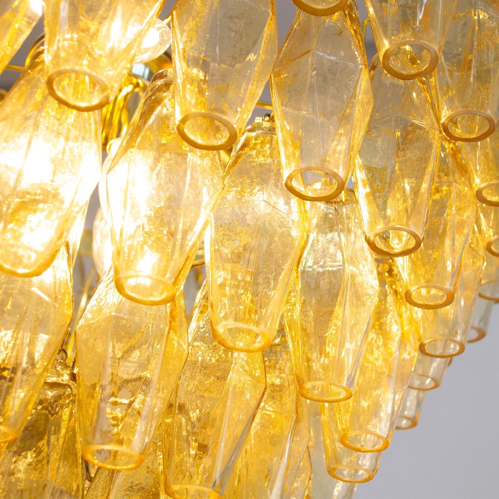 Murano Camomilla Poliedri Chandelier Ø75 - Bellavé Studio