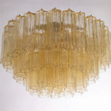 Murano Champagne Tronchi Flush Chandelier Ø70 - Bellavé Studio
