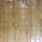 Murano Champagne Tronchi Flush Chandelier Ø70 - Bellavé Studio