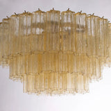 Murano Champagne Tronchi Flush Chandelier Ø70 - Bellavé Studio