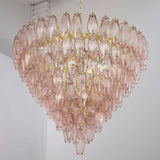 Murano Cipria Pink Poliedri Chandelier Ø75 - Bellavé Studio