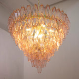 Murano Cipria Pink Poliedri Chandelier Ø75 - Bellavé Studio