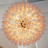 Murano Cipria Pink Poliedri Chandelier Ø75 - Bellavé Studio