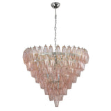 Murano Cipria Pink Poliedri Chandelier Ø75 - Bellavé Studio