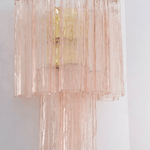 Murano Cipria Pink Tronchi Wall Sconces – Set of 2 - Bellavé Studio