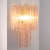 Murano Cipria Pink Tronchi Wall Sconces – Set of 2 - Bellavé Studio