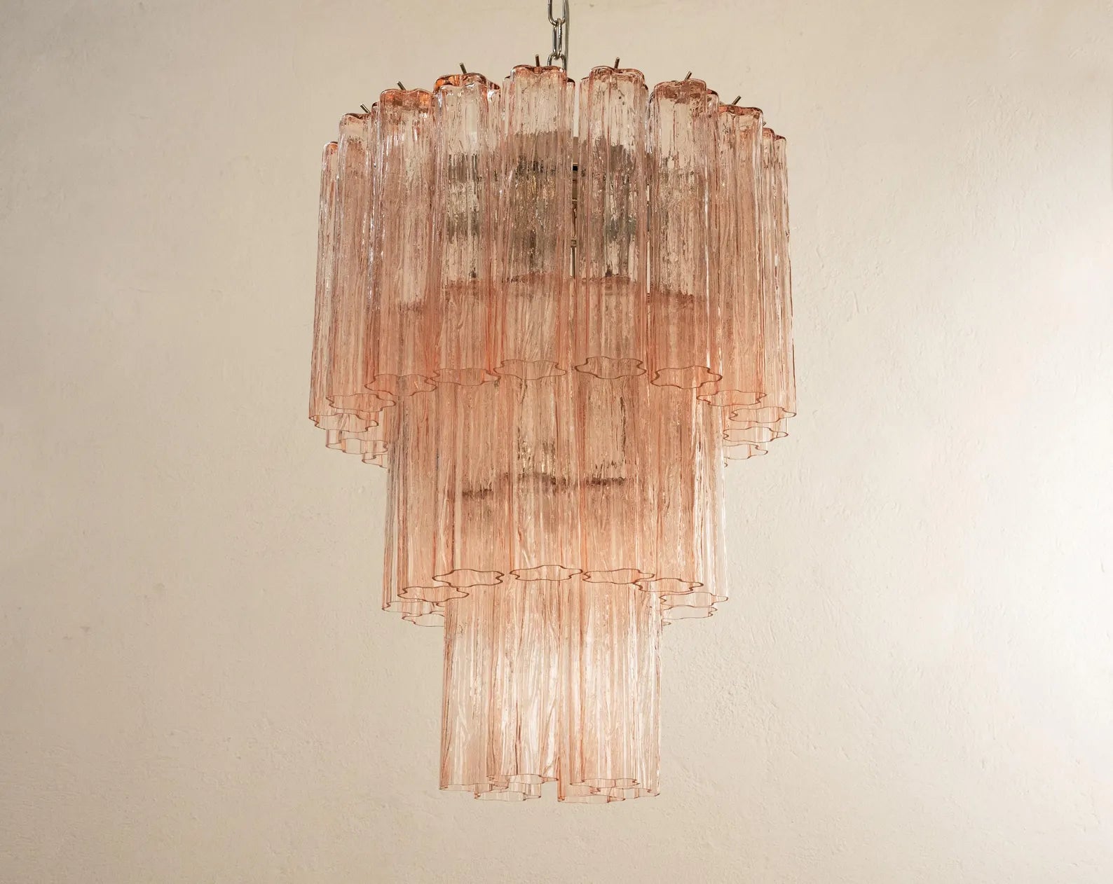 Murano Cipria Tronchi Chandelier Ø65 - 48 Tubes - Bellavé Studio