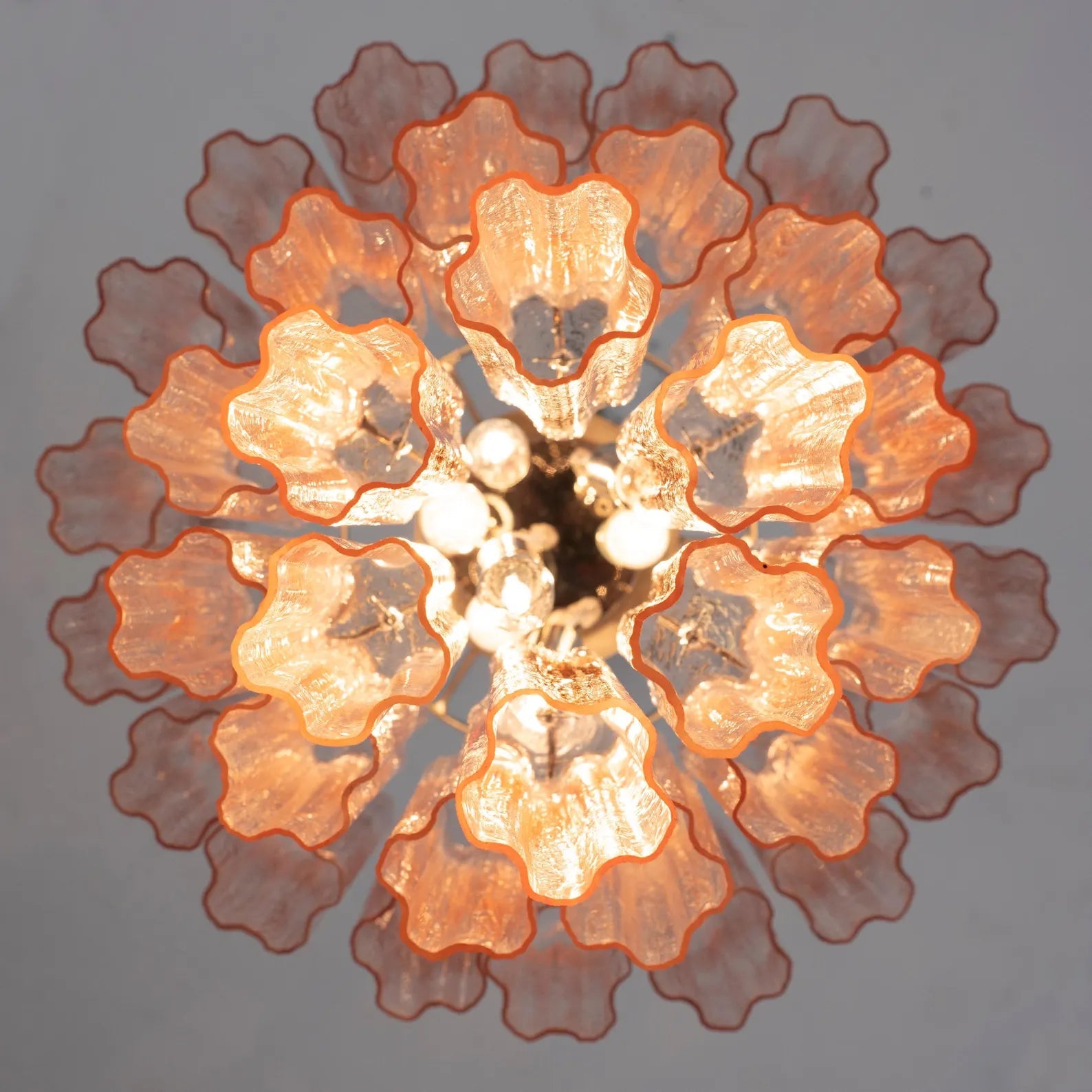 Murano Cipria Tronchi Chandelier Ø65 - 48 Tubes - Bellavé Studio