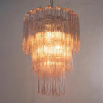 Murano Cipria Tronchi Chandelier Ø65 - 48 Tubes - Bellavé Studio