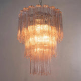 Murano Cipria Tronchi Chandelier Ø65 - 48 Tubes - Bellavé Studio