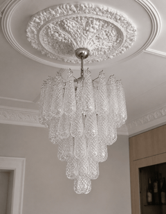 Murano Clear 52 Drop Chandelier - Bellavé Studio