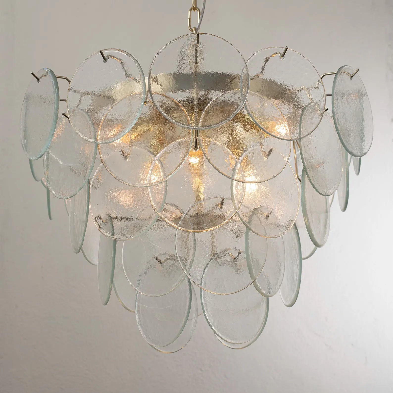 Murano Clear Discs Chandelier Ø60 - Bellavé Studio