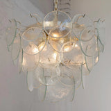 Murano Clear Discs Chandelier Ø60 - Bellavé Studio