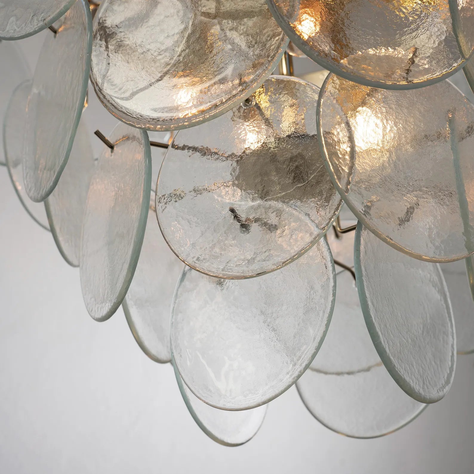 Murano Clear Discs Chandelier Ø60 - Bellavé Studio