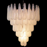 Murano Clear Drop Chandelier - 75 Drop - Bellavé Studio