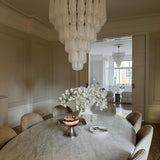 Murano Clear Drop Chandelier - 75 Drop - Bellavé Studio