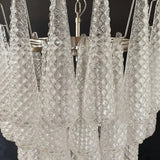 Murano Clear Drop Chandelier - 75 Drop - Bellavé Studio