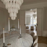 Murano Clear Drop Chandelier - 75 Drop - Bellavé Studio