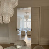 Murano Clear Drop Chandelier - 75 Drop - Bellavé Studio