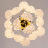 Murano Clear Drop Chandelier Ø55 - 15 Drop - Bellavé Studio