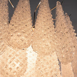Murano Clear Drop Chandelier Ø55 - 44 Drop - Bellavé Studio