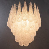Murano Clear Drop Chandelier Ø55 - 44 Drop - Bellavé Studio