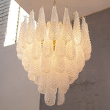 Murano Clear Drop Chandelier Ø60 - 52 Drop - Bellavé Studio