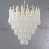 Murano Clear Drop Chandelier Ø60 - 52 Drop - Bellavé Studio