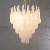 Murano Clear Drop Chandelier Ø60 - 52 Drop - Bellavé Studio
