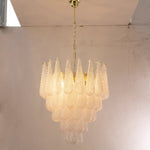 Murano Clear Drop Chandelier Ø60 - 52 Drop - Bellavé Studio