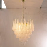 Murano Clear Drop Chandelier Ø60 - 52 Drop - Bellavé Studio