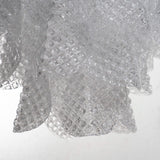 Murano Clear Drop Chandelier Ø70 - 50 glasses - Bellavé Studio