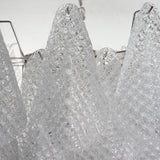 Murano Clear Drop Chandelier Ø70 - 50 glasses - Bellavé Studio