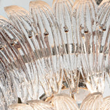 Murano Clear Palmette Chandelier – 2 Tier Ø85 - Bellavé Studio