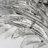 Murano Clear Palmette Chandelier – 2 Tier Ø85 - Bellavé Studio