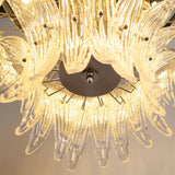 Murano Clear Palmette Chandelier Ø90 - Bellavé Studio