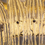 Murano Clear Palmette Chandelier Ø90 - Bellavé Studio