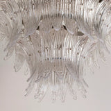 Murano Clear Palmette Chandelier Ø90 - Bellavé Studio