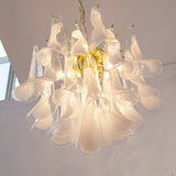 Murano Clear Petali Chandelier Ø57 - 24 glasses - Bellavé Studio