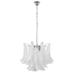 Murano Clear Petali Chandelier Ø57 - 24 glasses - Bellavé Studio
