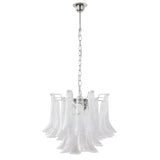 Murano Clear Petali Chandelier Ø57 - 24 glasses - Bellavé Studio